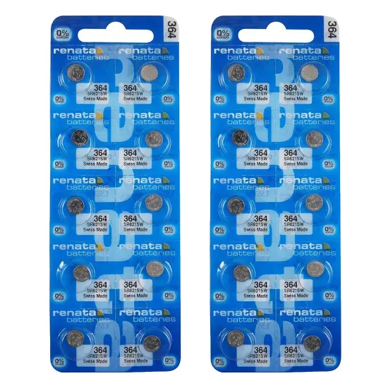 #364 Renata Watch Batteries 20Pcs {1}