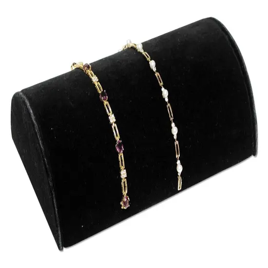 Jewelry Display Hump for Bracelets Black 8"Wide {1}