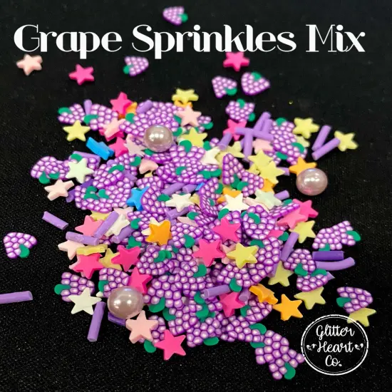 Fake Sprinkles - Grape Sprinkles Mix by Glitter Heart Co.™ {2}
