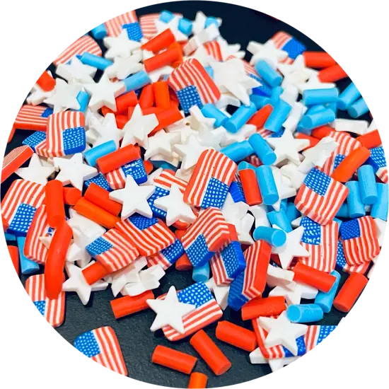 Fake Sprinkles - USA Sprinkles by Glitter Heart Co.&trade; {1}