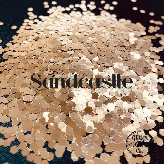 Polyester Glitter - Sandcastle by Glitter Heart Co.&trade; {3}