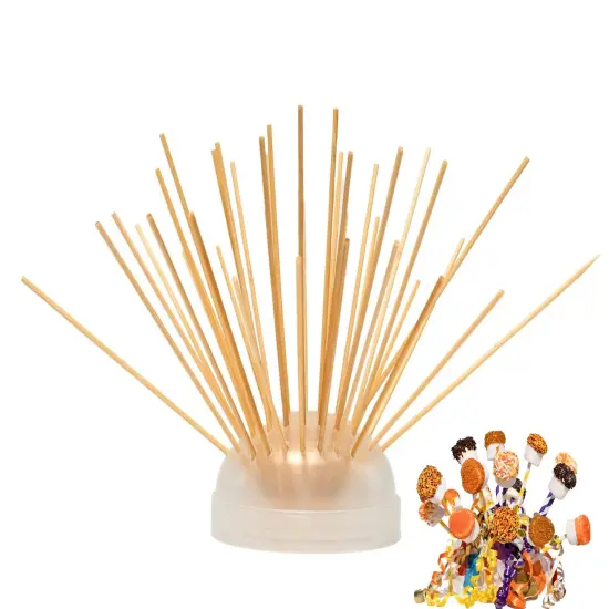 Skewer Food Server - The Dome Includes100 All Natural Bamboo Skewers to display bite-sized fruits, vegetables, meats, cheese, desserts, and other appetizers. {1}