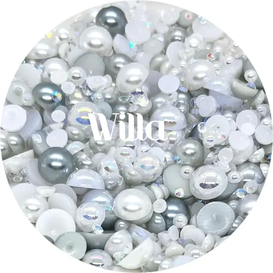 Flatback Pearl & Rhinestone Mix - Willa by Glitter Heart Co.™ {1}
