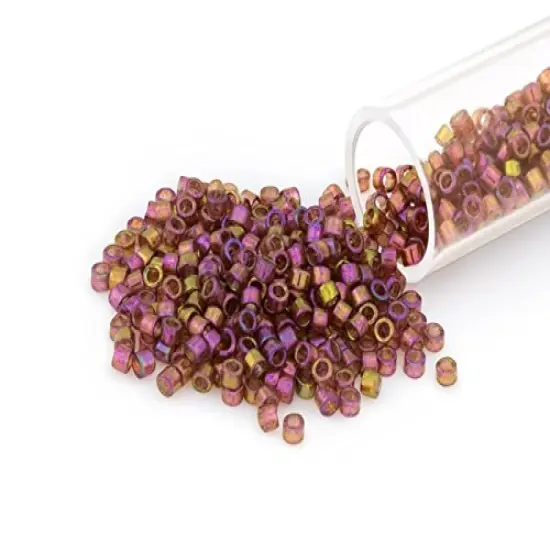 Miyuki Delica Seed Bead 11/0 Gold Luster AB Transparent {1}