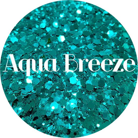 Polyester Glitter - Aqua Breeze by Glitter Heart Co.&trade; {1}