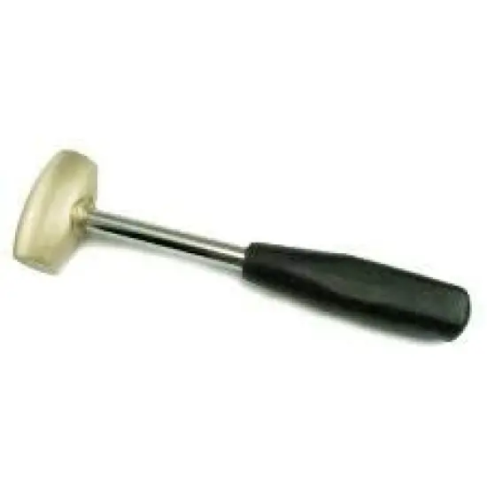 New 1 Pound Brass Non-Sparking Hammer Metal Stamping Hammer with Comfortable Grip I Made In India I 1 LB Hammer {1}