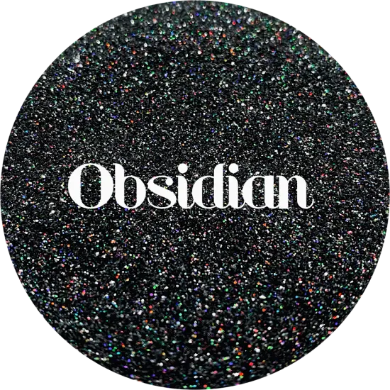 Polyester Glitter - Obsidian by Glitter Heart Co.™ {1}