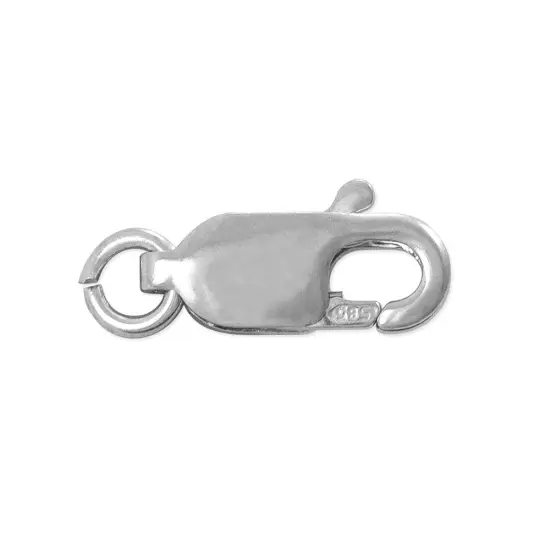 JewelrySupply 14k White Gold Lobster Claw Clasp (Size 12x5mm ) {1}