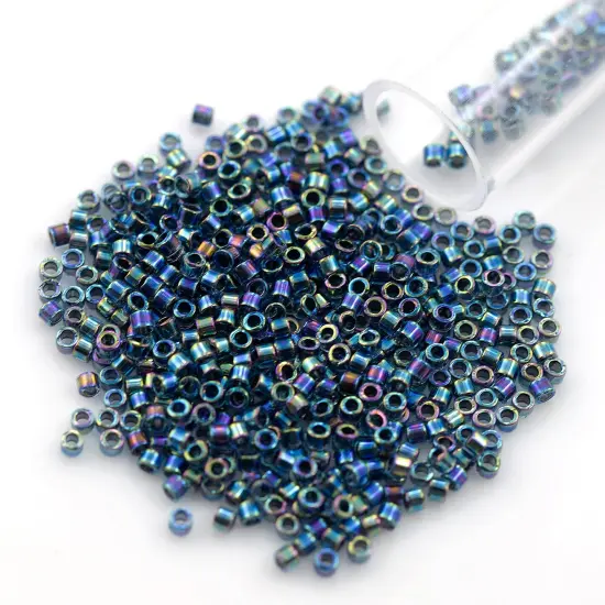 Miyuki Delica Seed Bead 11/0 Transparent Dark Peacock {1}
