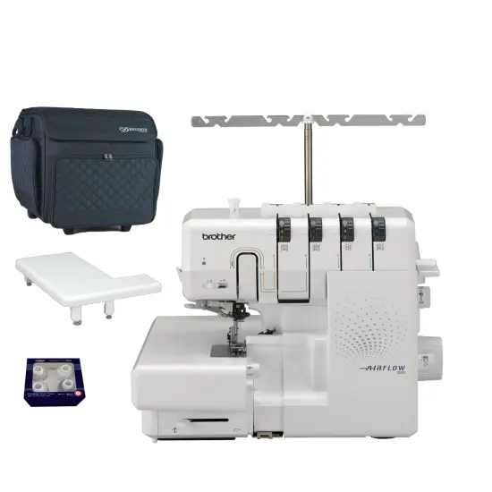 Brother AIRFLOW 3000 Air Thread Serger Machine With $499 Bonus Bundle {1}