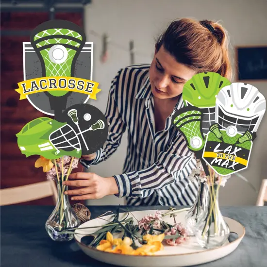 Big Dot of Happiness Lax to the Max Lacrosse Party Centerpiece Sticks Showstopper Table Toppers 35 Pieces {4}