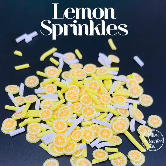 Fake Sprinkles - Lemon Sprinkles by Glitter Heart Co.&trade; {2}