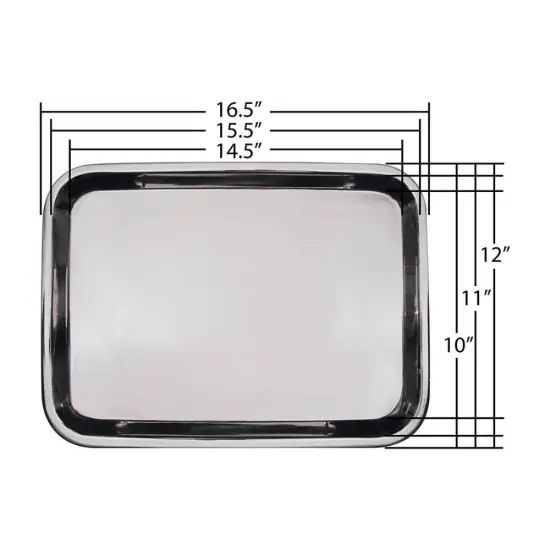 Stainless Steel Cookie Sheet Pan Serving Tray 6.75 x 12.125 in {7}