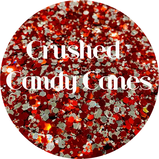 Polyester Glitter - Crushed Candy Canes by Glitter Heart Co.&trade; {1}