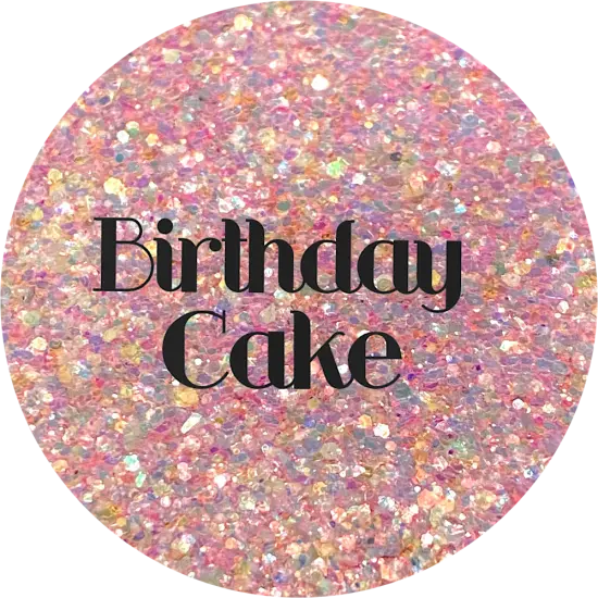 Polyester Glitter - Birthday Cake by Glitter Heart Co.&trade; {1}