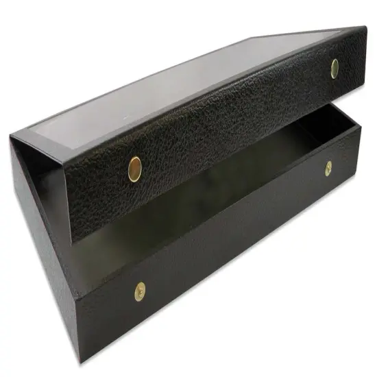 Acrylic Lid Jewelry Case with Snaps Standard Size 1.5"H {1}