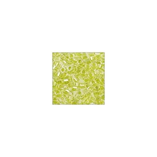 Miyuki Delica Seed Bead 11/0 Color Lined Pale Green {3}