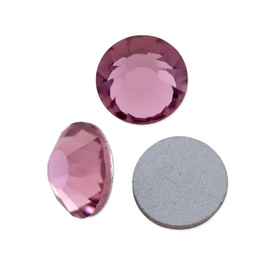 Preciosa Crystal VIVA12 Flat Back Rhinestone 6.5mm (SS30) Light Amethyst (Package of 20) {2}