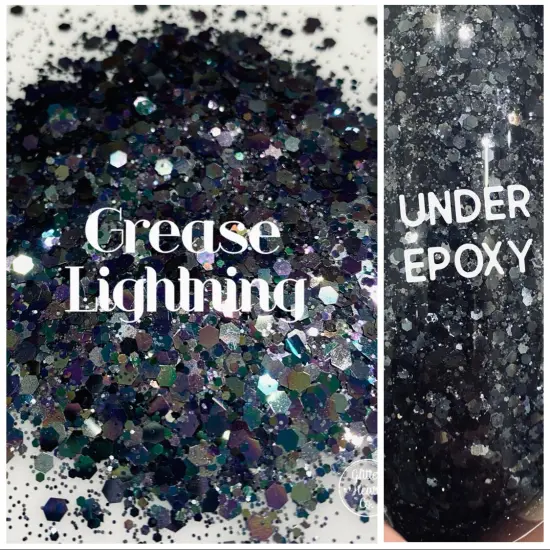 Polyester Glitter -Grease Lightning by Glitter Heart Co.&trade; {3}