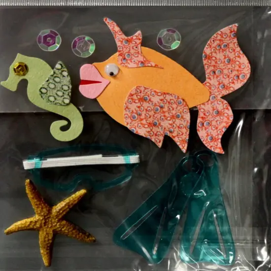 JoAnn Craft Essentials Underwater Adventure Dimensional Card Stickers {1}