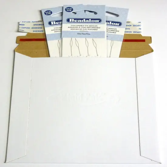 3-PACK - Beadalon Collapsible Eye Needles 2.5-Inch Fine 4 per Pack (in Rigid Pak TM mailer) {2}