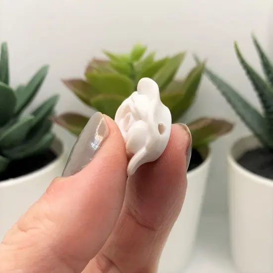 4, 20 or 50 Pieces: White Chunky Rose Flower Beads {6}