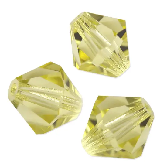 Preciosa Crystal Bicone Bead 4mm Jonquil (Package of 50) {1}
