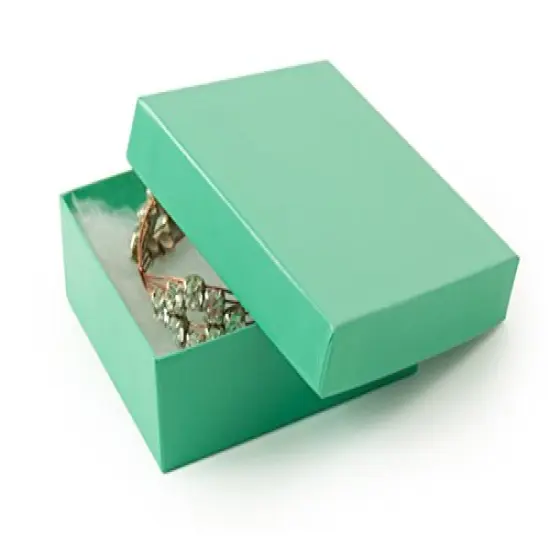 Teal Paper Jewelry Box #33 (Package of 20) {2}