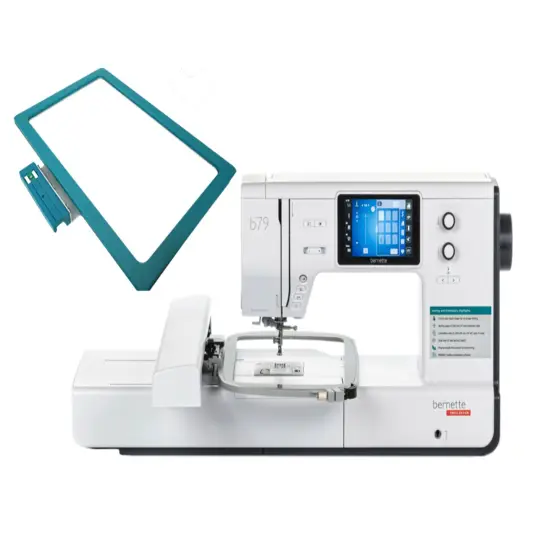 Bernette b79 Sewing and Embroidery Machine 10x6 With Snap Hoop Kit {1}