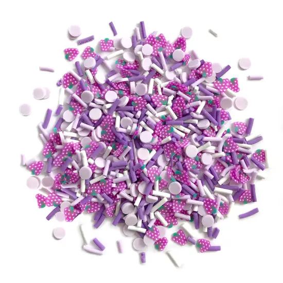 Buttons Galore Sprinkletz Embellishments for Crafts, Tiny Polymer Clay Shapes & Unique Designs - Wine Country- 3 Pack {3}