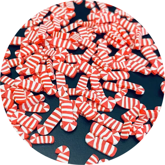 Fake Sprinkles - Candy Cane Sprinkles by Glitter Heart Co.&trade; {1}