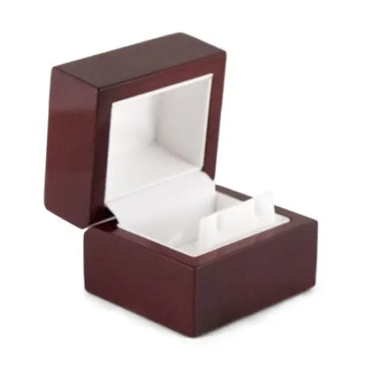 Earring Box Rosewood Veneer {1}