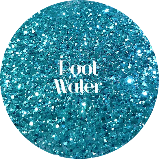 Polyester Glitter - Pool Water by Glitter Heart Co.&trade; {1}