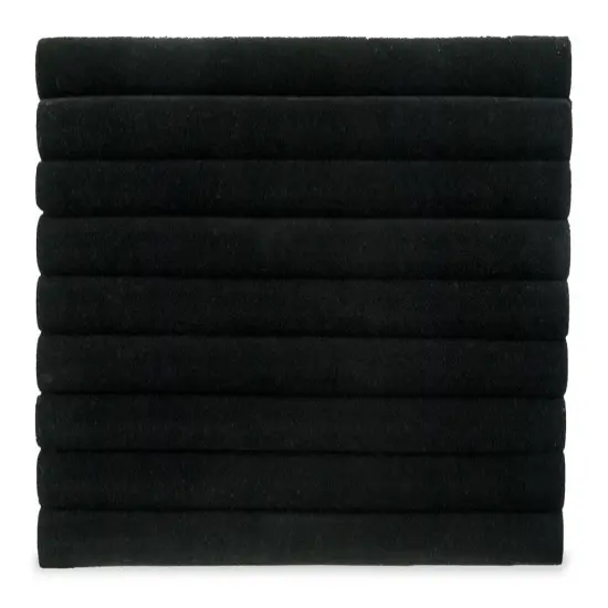 JewelrySupply Multi-Slot Ring Pad Inserts Standard Size Black {1}
