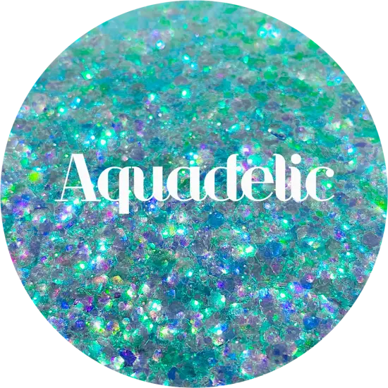 Polyester Glitter - Aquadelic by Glitter Heart Co.&trade; {1}