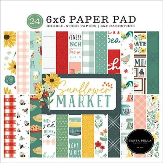 Carta Bella Sunflower Market 6x6 Paper Pad {1}