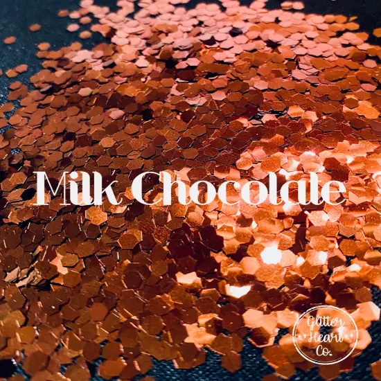 Polyester Glitter - Milk Chocolate by Glitter Heart Co.&trade; {3}