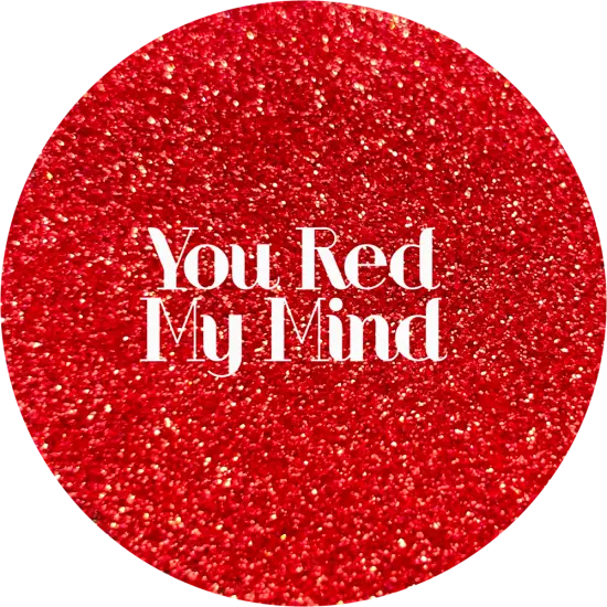 Polyester Glitter - You Red My Mind by Glitter Heart Co.&trade; {1}