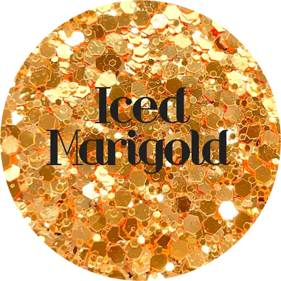Polyester Glitter - Iced Marigold by Glitter Heart Co.&trade; {1}