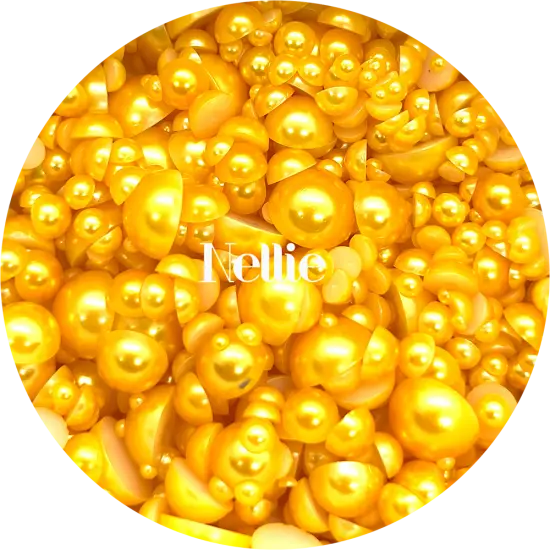 Flatback Resin Pearl Mix - Nellie by Glitter Heart Co.&trade; {1}