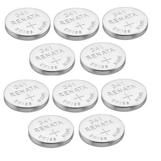 renata 341 SR714SW 1PACK X (10PCS) Silver 1.55V Watch battery Made in swiss {1}