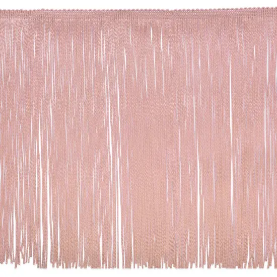 5 Yards of 12" Chainette Fringe Trim | 5 yard cut Rose Gold {1}