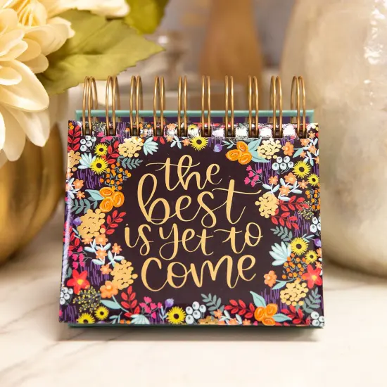 bloom daily planners Inspirational Perpetual Desk Easel, The Best is Yet to Come {2}