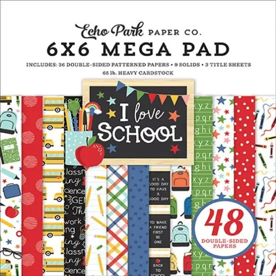 Echo Park I Love School: Mega Pad {1}