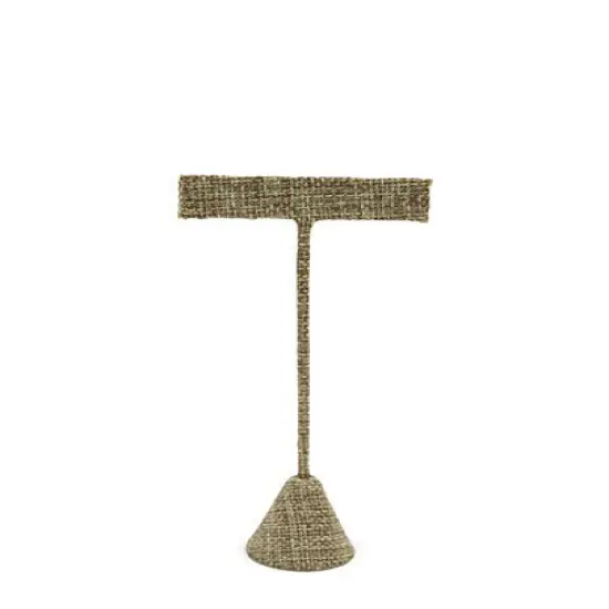 Earring Jewelry Display T-Bar 5-1/2" - Burlap {1}