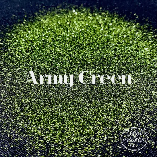 Polyester Glitter - Army Green by Glitter Heart Co.&trade; {3}
