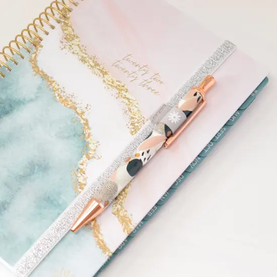 bloom daily planners Planner Pen, Green Modern Abstract {6}