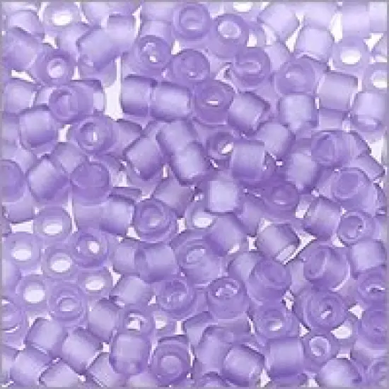 Miyuki Delica Seed Bead 11/0 Matte Transparent Purple {3}