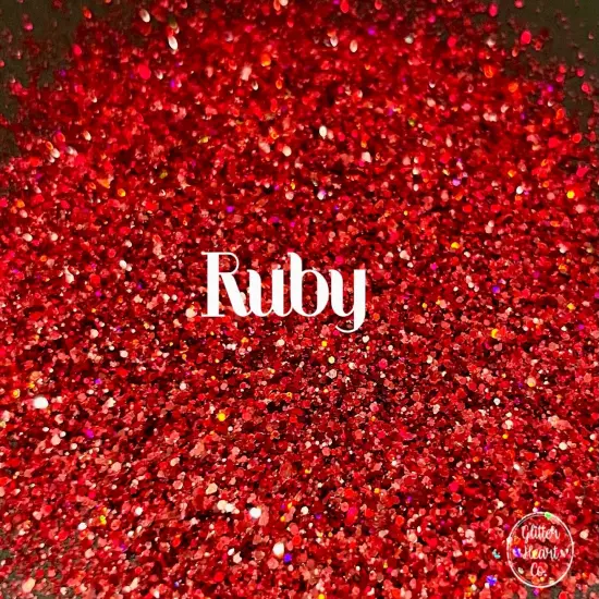 Polyester Glitter - Ruby by Glitter Heart Co.&trade; {3}