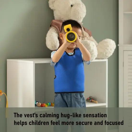 Breathable Sensory Compression Vest for Kids, Comfortable Pressure Vest For Kids With Sensory Processing Issues, ADHD, Anxiety, Hyperactivity {8}